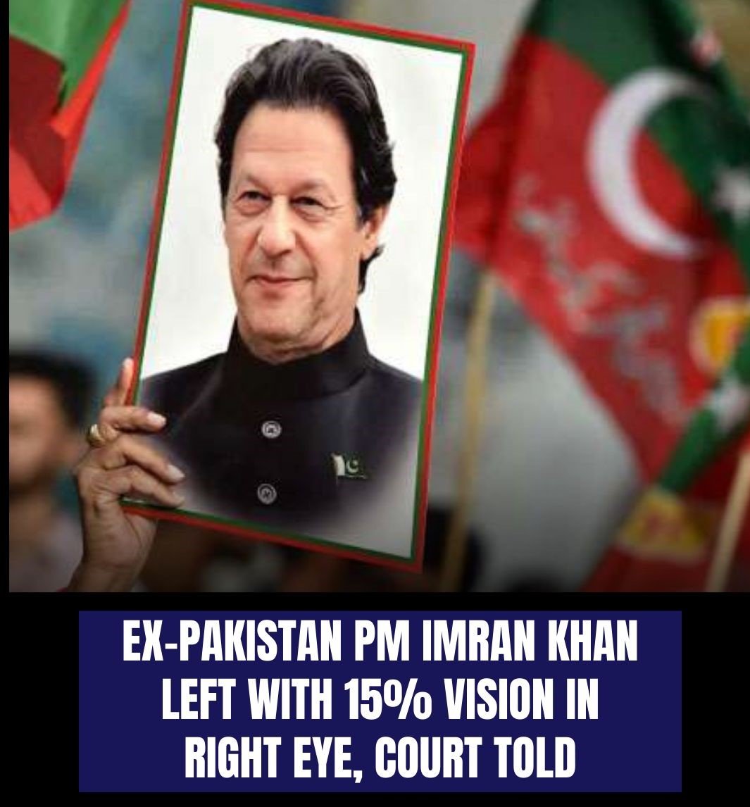 Imran Khan has lost 85% of the sight in his right eye